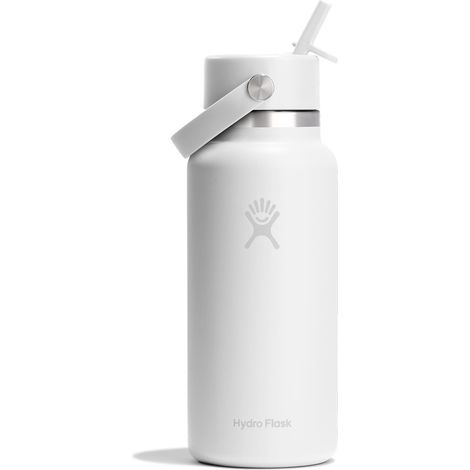 Borraccia termica Hydro Flask con cannuccia flessibile, 946 ml, bianca, W32CFS110 (1/5)