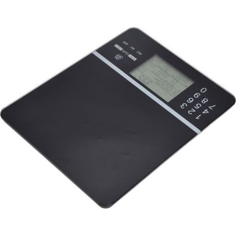 Balance De Cuisine - Verre Trempé - 5 Kg - 1 G - LCD - Pour Cuisson Et Pâtisserie - 1 Pièce (1/5)
