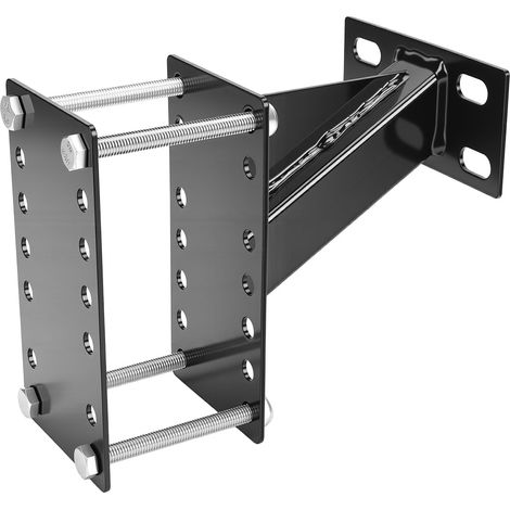 Support de roue de secours robuste en fer massif supportant une charge de 68 kg (150 lb) pour remorque de bateau (1/5)
