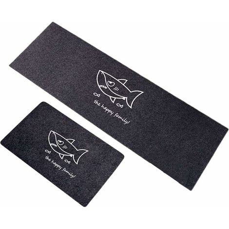 Tapis Cuisine Antidérapant 2 Pièces, Absorbant Eau Tapis pour entrée de Salle de Bain, Paillasson Tapis de Sol Cuisine Devant Evier 2 L (1/3)