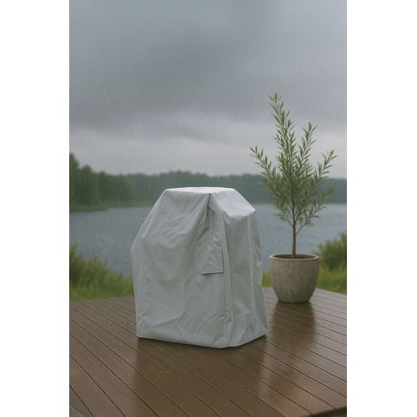 Klas housses pour salon de jardin 63x95/115/75x90cm gris. (1/2)