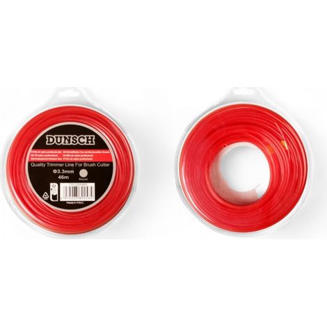 Fil renforcé pour débroussailleuse, forme ronde 3,3mm 46m - DUNSCH 7311330046R