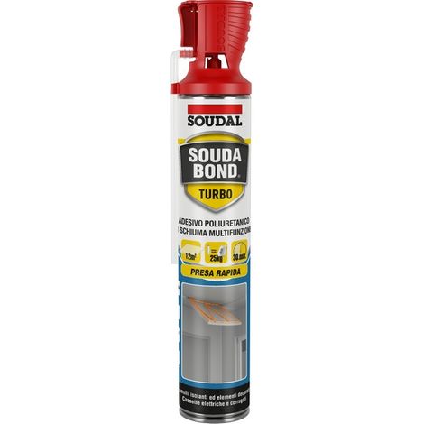 Schiuma Poliuretanica ''Soudabond Easy Turbo Genius'' Manuale Ml. 750