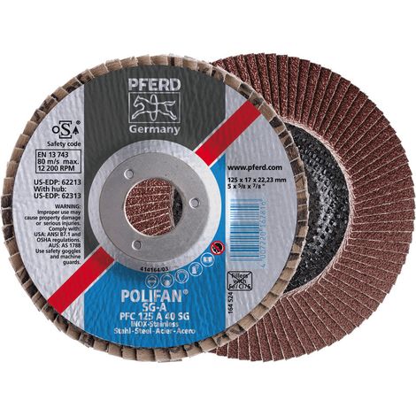 Disque à lamelles A120SG droit 125mm G120 Pferd 1 PCS (1/3)