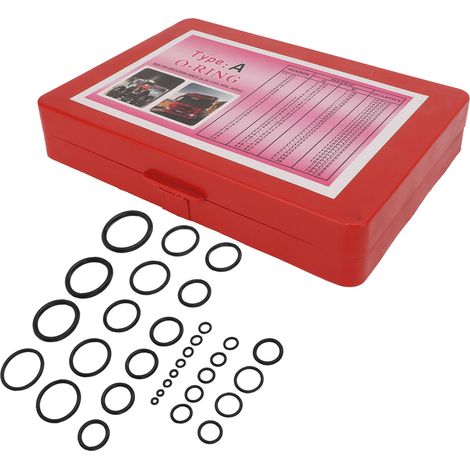 Kit de 347 joints toriques en caoutchouc, assortiment de rondelles et joints universels pour l'automobile, les canalisations, la robinetterie et les machines. (1/5)