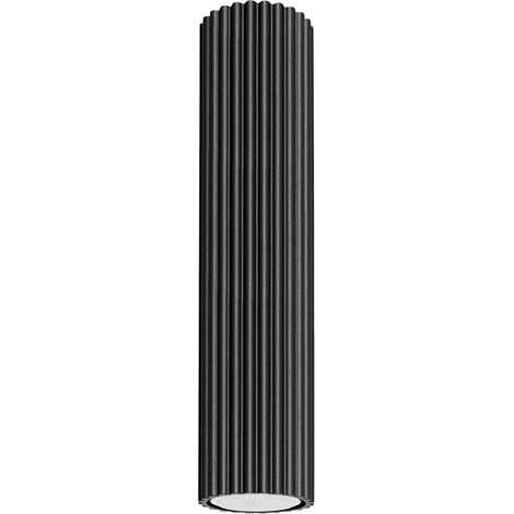 Deckenspot Aufputz Aluminium GU10 rund Ø 6,5 cm Schwarz Modern Spot Lampe Decke Deckenleuchte (1/5)