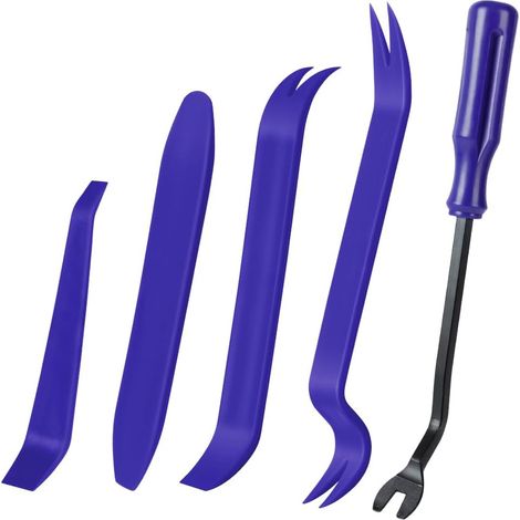 5 pièces Outils Mecanique Automobile, Outil Multifonction, Outils Multifonction, Outillage Mecanique Auto pour Voiture Radio Audio Garniture Intérieure Dash Tableau de Bord (1/5)