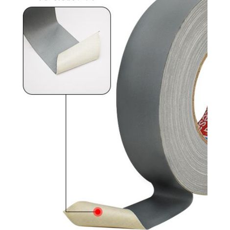 Ruban adhésif RS PRO, argent, toilé PE, 48mm x 50m (1/2)