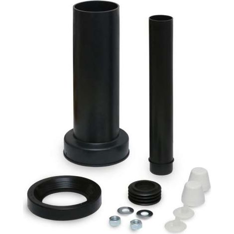 Haas PE Wand-WC Anschlussgarnitur - 90 mm x 300 mm lang - mit Dichtung