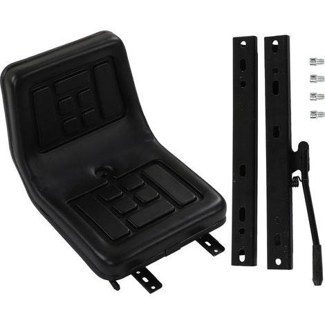 Siège de tracteur ergonomique en cuir PU, confortable, résistant à l'usure, siège robuste pour chariot élévateur et pelle pour véhicule d'ingénierie (1/5)