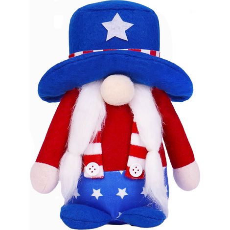 Nain Décoratif - Figurine Sans Visage Pour Fête de l'Indépendance - Hauteur 17 cm - Polyesther - 1 Pièce