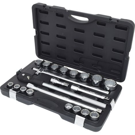KS Tools 911.0751 Serie di Chiavi a Bussola, 21 Pezzi, 3/4" (1/4)