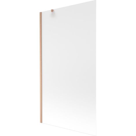 Mexen Next mampara de bañera de 1 hoja 100 x 150 cm, escarcha, cobre cepillado - 895-100-000-00-30-65 (1/5)