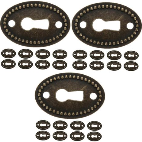 SEWACC Lot de 36 plaques recouvrement pour trou serrure (1/5)