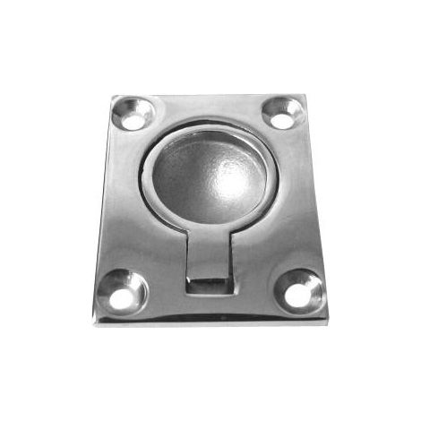 Anneau Cuvette inox A4 47x38 avec poignée à fil