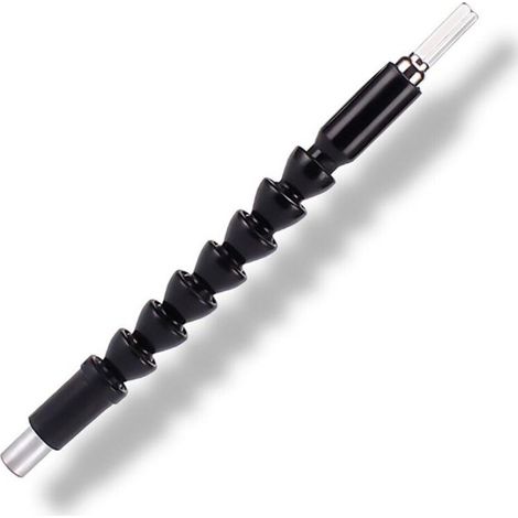 Rallonge De Foret Flexible - Arbre Souple Universel 200 Mm - Pour Perceuse Electrique Et Manuelle - 1 Piece (1/4)