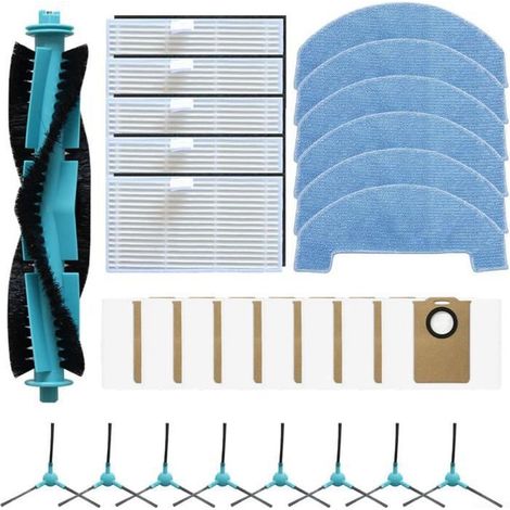 Ensemble d'accessoires pour robot aspirateur Ultenic pour T20 Pro, Honor S3, R3, T10 pour Lite,Proscenic Q8 Max (1/4)