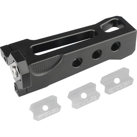 Raboteuse d'angle Tondeuse pour une finition droite parfaite, coupe-bordure bois de meubles usiner des outils coupe bricolage À Bords + Lame R1/2/3 - (1/5)