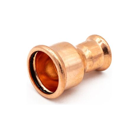 PrimaPress 35x22mm Copper Press Fitting Coupler - WRAS Approved (1/2)