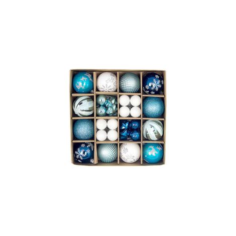 Decoraciones navideñas, juego de adornos para el árbol de Navidad, bolas decorativas irrompibles para colgar en el árbol de Navidad, adornos navideños a granel para la decoración de la mesa - Crezuo