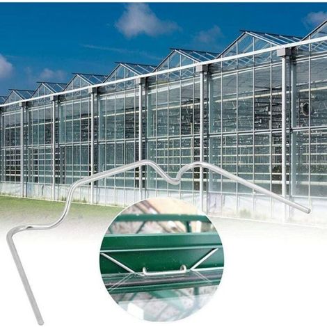 Pince De Serre - Acier Inoxydable - Pour Serres Horticoles Et Structures En Tube - Lot De 50 (1/4)