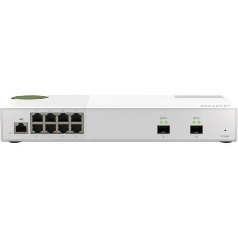 QNAP QSW-M2108-2S switch di rete Gestito L2 2.5G Ethernet (100/1000/2500) Grigio (1/4)