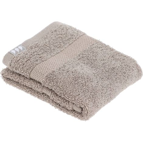 Asciugamano invito 30x50 cm 100% cotone - tortora - Tendance (1/3)