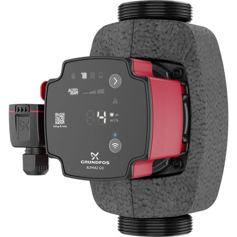 Pompe de circulation haute efficacité Grundfos ALPHA2 GO 93074238 32-60 180, DN32, 180 mm, EEI 0,18, autorégulée (1/2)