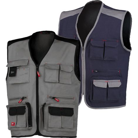 Gilet de travail ISSA Stretch 8746 - S - Gris