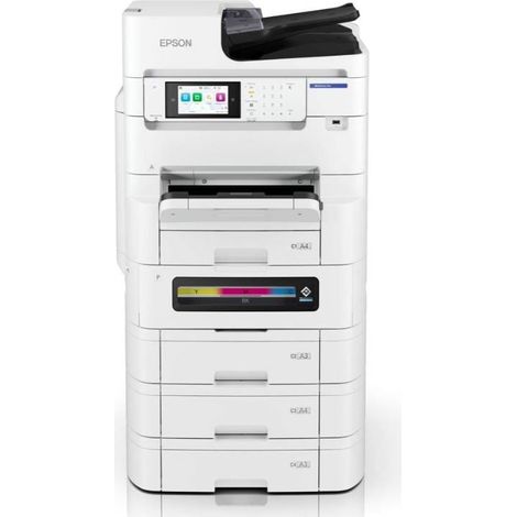 Stampante Epson WorkForce Pro EM-C8101RDWF multifunzione a colori A4 Bianco [C11CL32401]