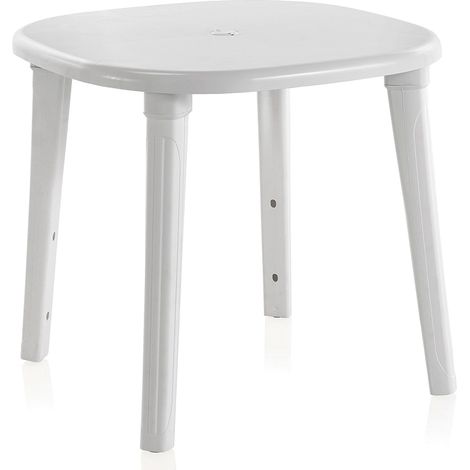 Table Cancun 80 cm Différentes couleurs Blanc