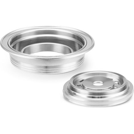 Compatible avec les convertisseurs de capsules Vertuo vers Nespresso, porte-capsules grand et petit format, filtre, acier inoxydable, adaptateur de capsules de café, convertisseur universel (1/4)