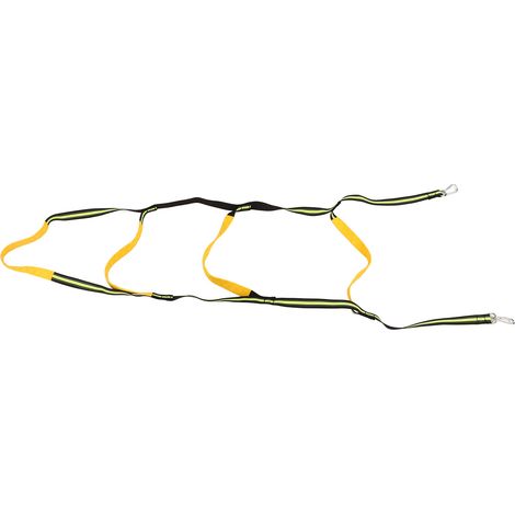 Échelle de corde verte pour bateau, légère et résistante, 4 marches, accessoire yacht, portable et solide (1/5)