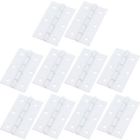 Charnières de boîte blanches 2,36\ (1/3)