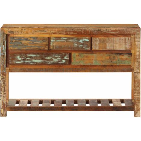 Maison Exclusive - Credenza 120x30x75 cm Legno Massello di Recupero (1/5)