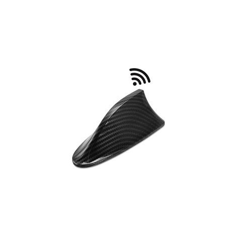 Antenne de toit universelle en fibre de carbone en forme d'aileron de requin pour voiture, SUV et camion. Pièce de rechange idéale pour voitures, SUV et camions. (1/5)