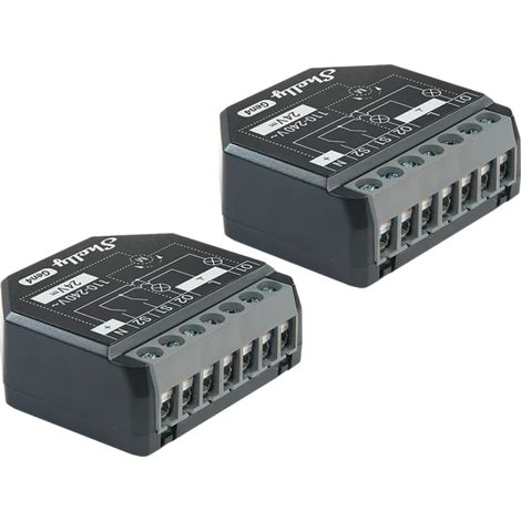 SHELLY 2PM GEN4 - MODULE VOLET ROULANT CONNECTÉ MATTER, ZIGBEE, WI-FI, 2 CANAUX 8A, MESURE CONSOMMATION ÉLECTRIQUE, CONTRÔLE APP