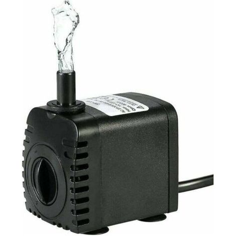 BUNTHAUS PA Bomba de agua sumergible de 600 l/h y 8 W para acuarios, fuentes de sobremesa, estanques, jardines e hidroponía. (1/4)