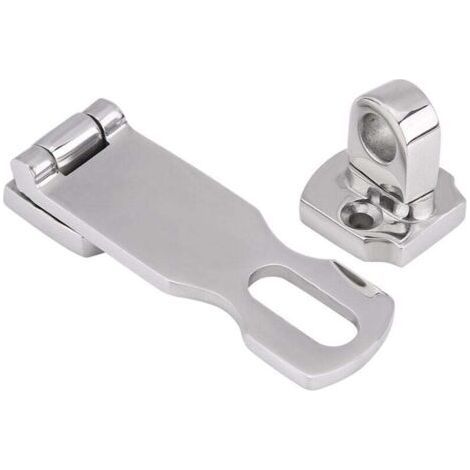 Pince de verrouillage de casier en acier inoxydable pour bateau attache de trappe marine Anti-hochet 75MM (1/4)
