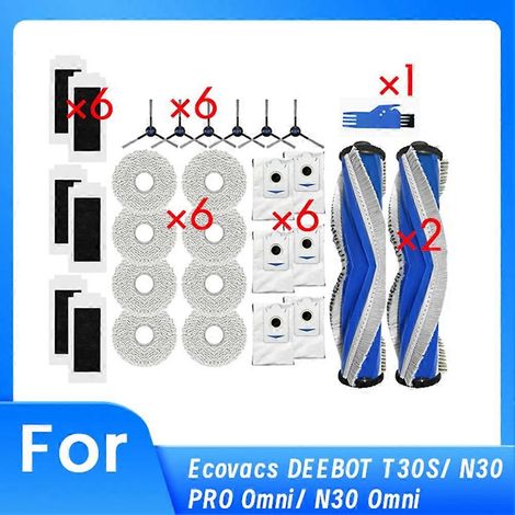 De remplacement Accessoires pour Ecovacs DEEBOT T30S/ N30 PRO Omni/ N30 Omni Robot Aspirateur (1/5)