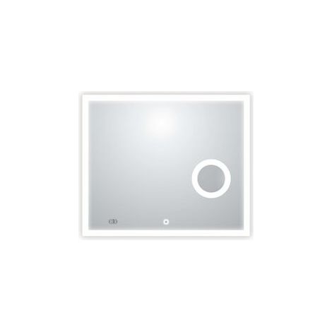 Sanitaire – Miroir simple de salle de bain 77 cm – Éclairage intégré 1512 lm – Température de couleur 6500 K – Consommation 15 W (1/4)