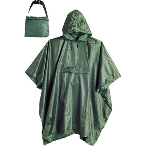 Issaline 01510-020 Grüner wasserdichter Arbeitsponcho