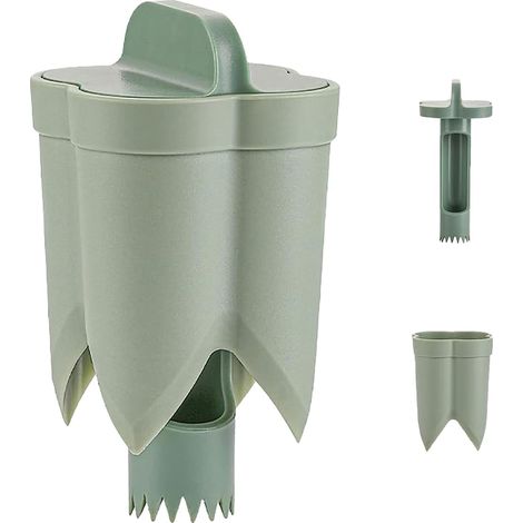 Dénoyauteur de piments, outil 2-en-1 amélioré pour enlever les graines de fruits et de piments, coupe rapide et retrait des graines de poivron, petit ustensile de cuisine (1 pièce)