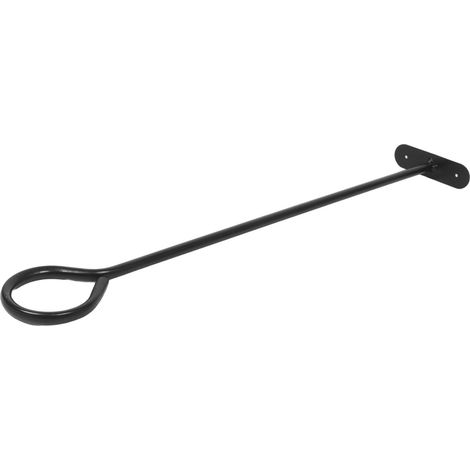 Manche de rechange en métal pour brosse cheminée, avec revêtement (1/5)