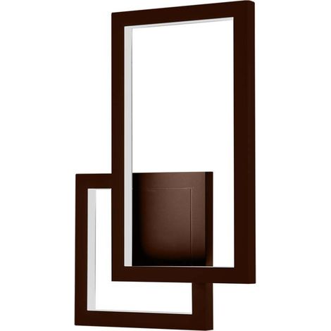 Aplique LED V-TAC de diseño moderno, color Corten, 20 W, blanco cálido, IP20