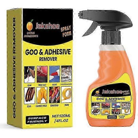 Ce dissolvant adhésif multi-usages de 120 ml élimine proprement et efficacement les adhésifs, les rubans adhésifs et les rubans double face sans laisser de résidus. (1/5)