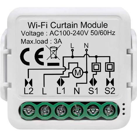 Interrupteur intelligent Lins pour stores (1/2)