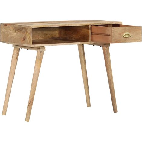 Maison Exclusive - Tavolo Consolle 90x45x75 cm in Legno Massello di Mango (1/5)