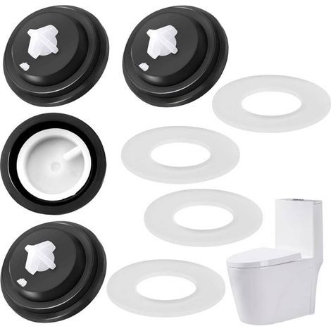 Lot de 4 membranes pour robinet à flotteur SIAMP à faible alimentation + 4 joints de valve de chasse d'eau, flotteur de chasse d'eau pour l'entretien de la chasse d'eau. (1/5)