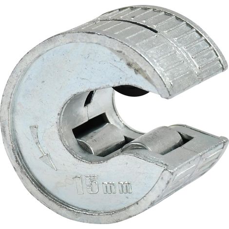 Dapetz ® 15mm Pipe Cutter Copper Round Pipe Slice Tube Cutter Zinc Alloy Body Plumbing Tube Slice Tools Self-Locking for Cutting Copper, Brass, PVC, Aluminum (1/5)